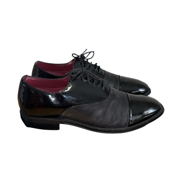 The Blk Tux Patent Leather Tuxedo Oxford Black‎ Dress Shoes Men’s Size 8 main image 6